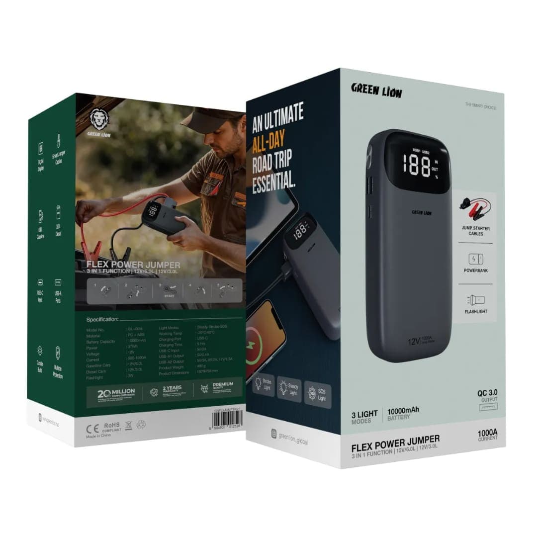 Green Lion 12V 1000A Jump Starter Power Bank
