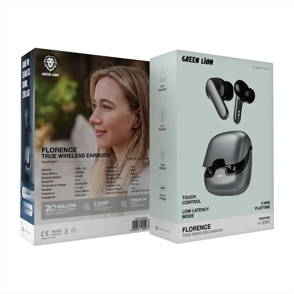 Green Lion Florence TWS True Wireless Earbuds