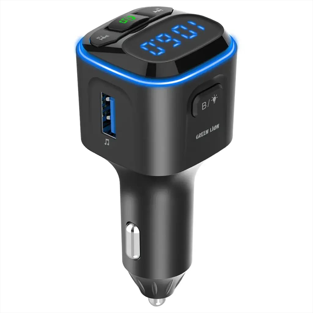 Green Lion FM TRANSMITTER Dual-Port Car Charger PD 36W