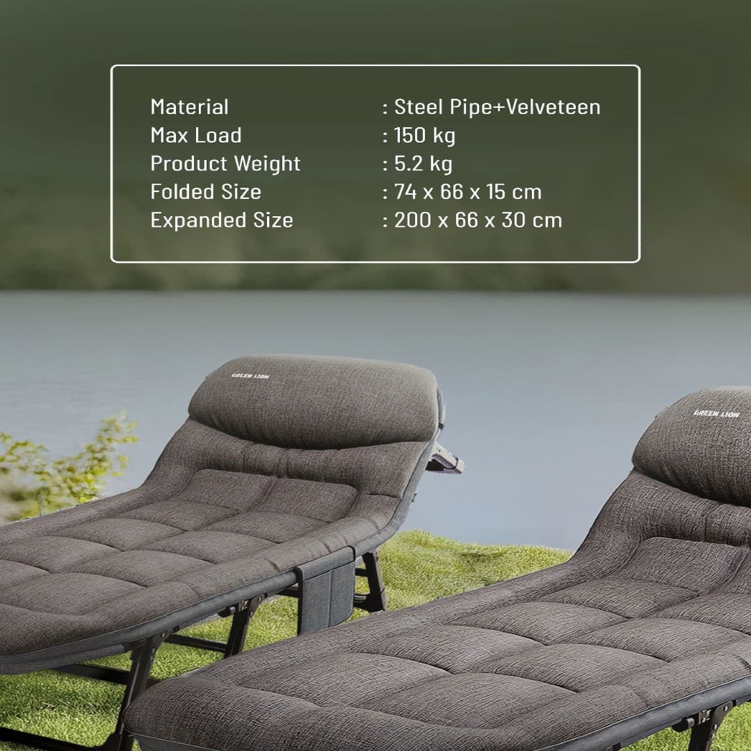 Green Lion Foldable Camping Bed