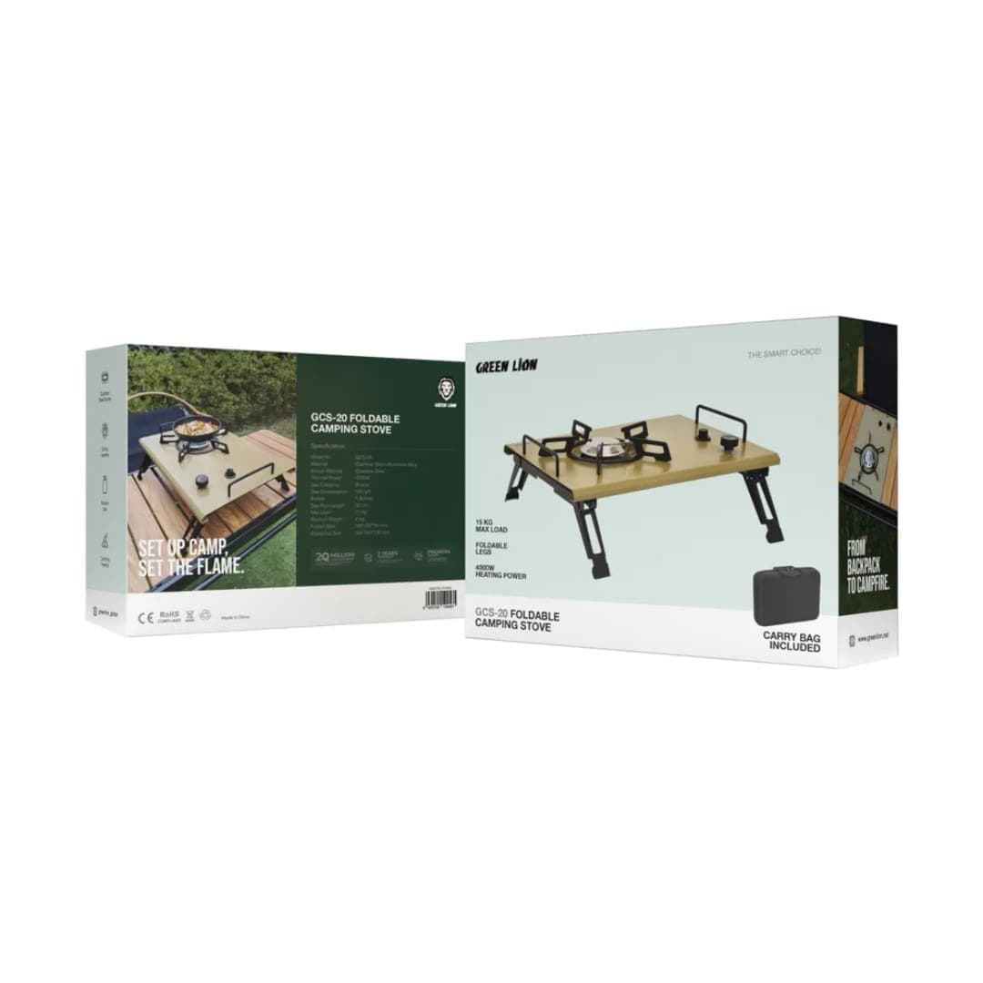 Green Lion GCS-20 Foldable CAMPING STOVE
