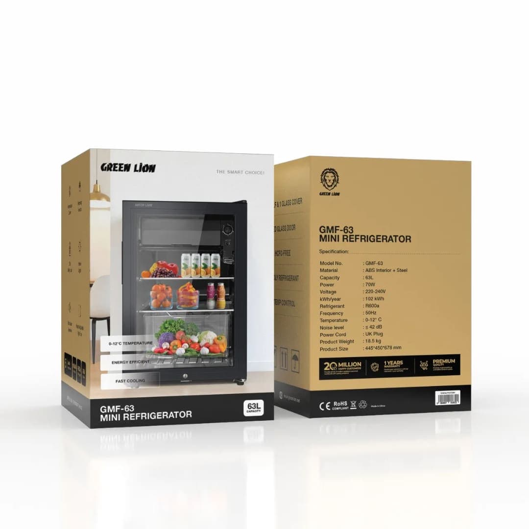 Green Lion GMF-63 Mini Refrigerator 63L