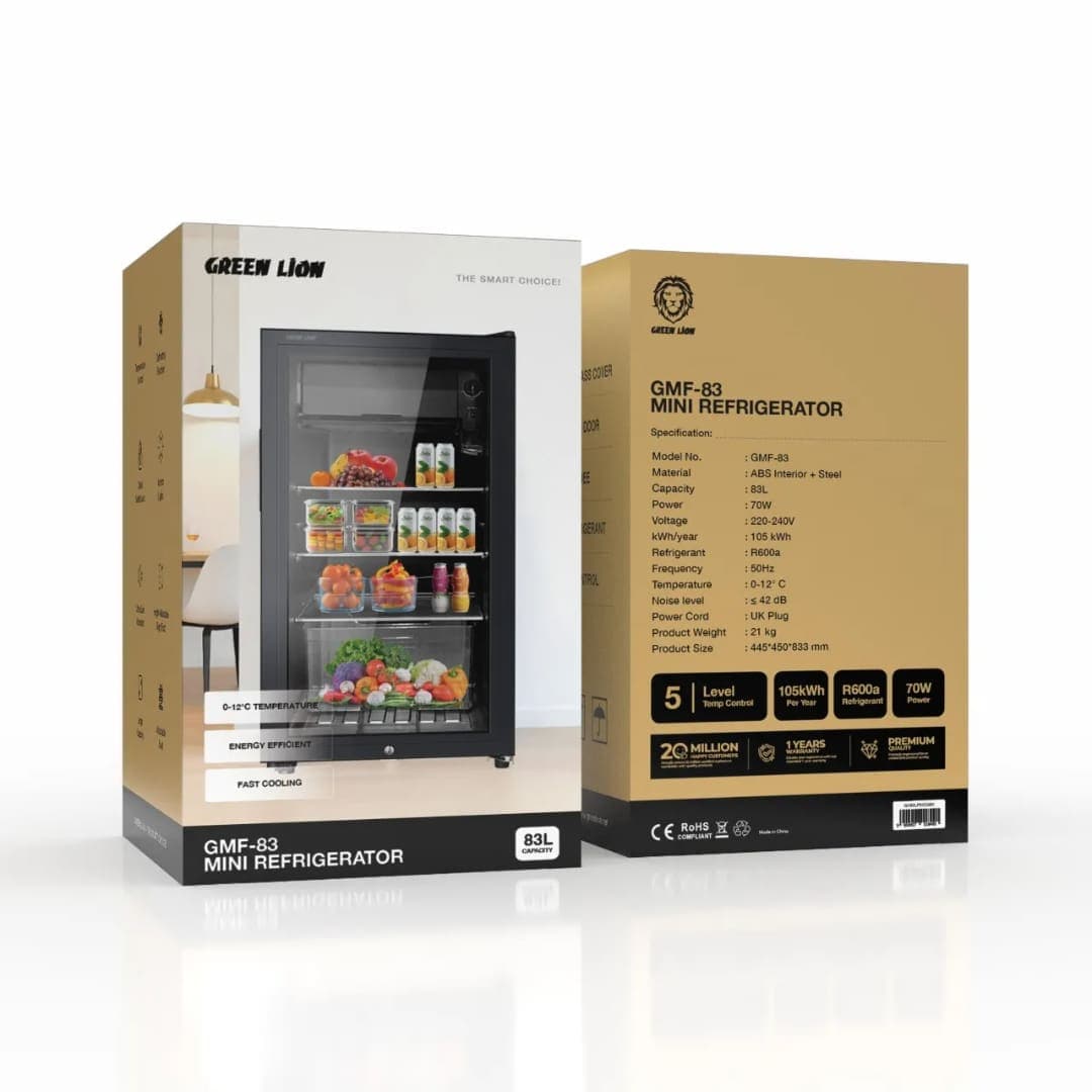 Green Lion GMF-83 Mini Refrigerator 83L