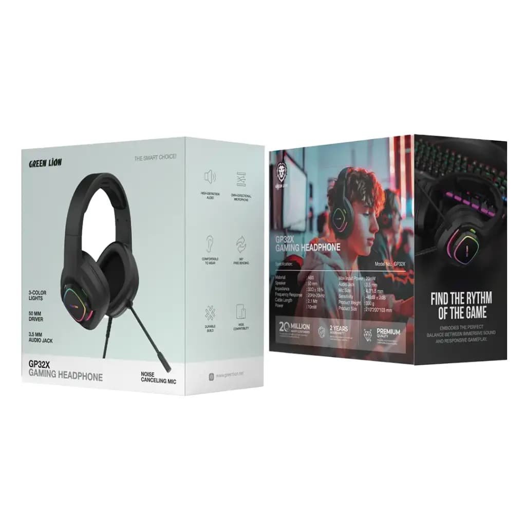 Green Lion GP32X Gaming Headphone