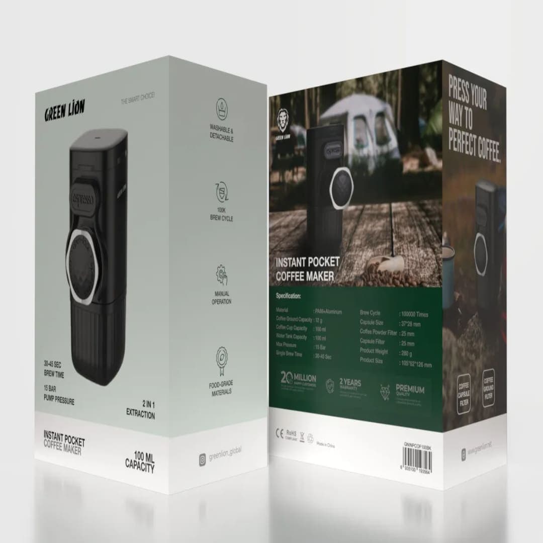 Green Lion Instant Pocket Coffee Maker 100ml