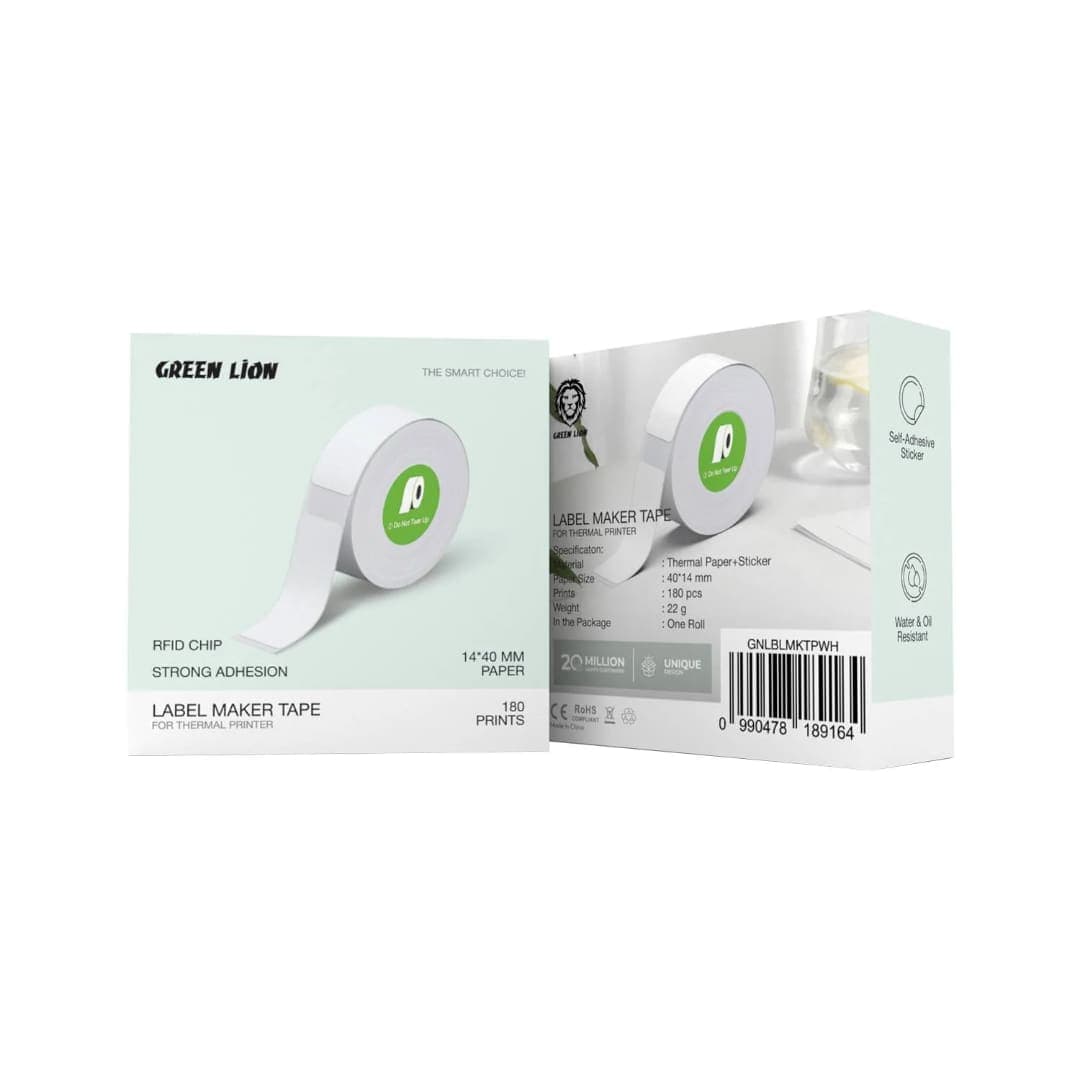 Green Lion Label Maker Tape for Thermal Printer