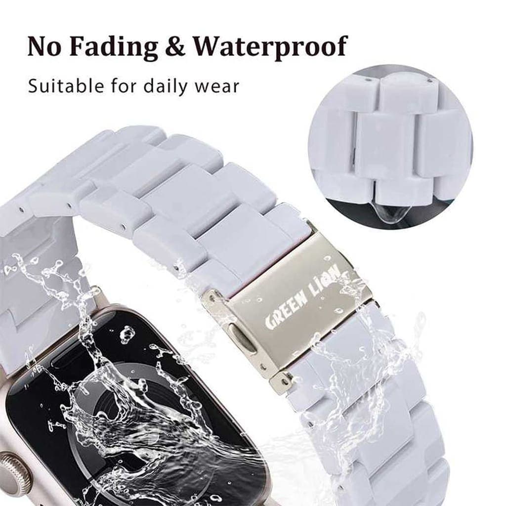 Green Lion Marble Strap For iWatch