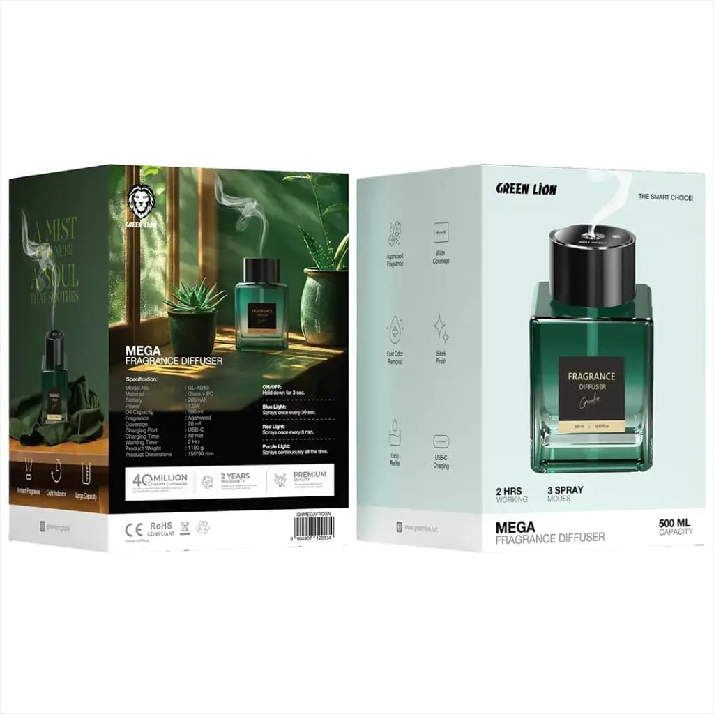 Green Lion MEGA Fragrance Diffuser 500ML