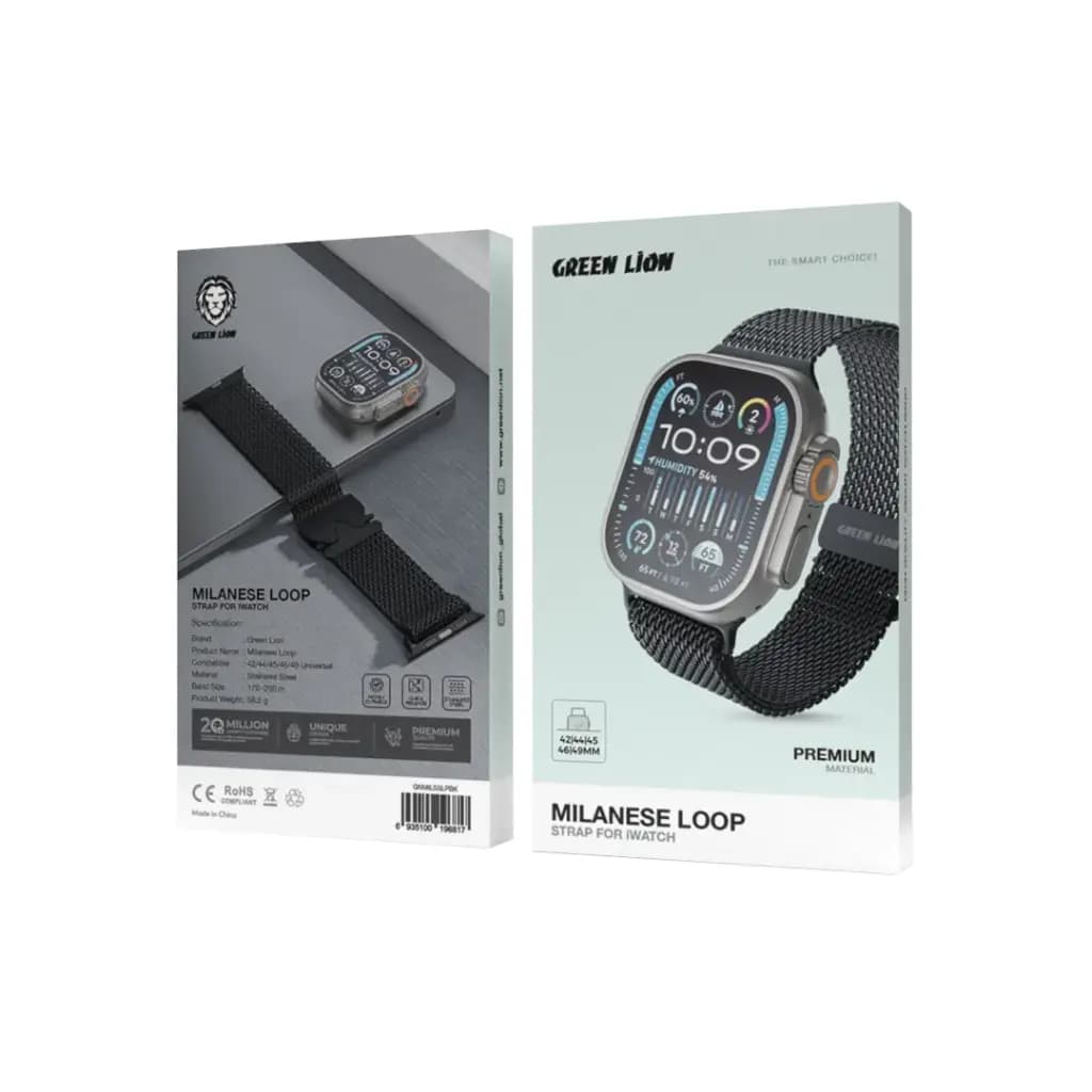 Green Lion Milanese Loop Strap For iWatch