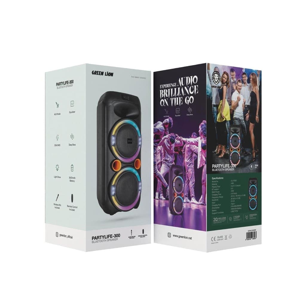 Green Lion PartyLife 300 Bluetooth Speaker