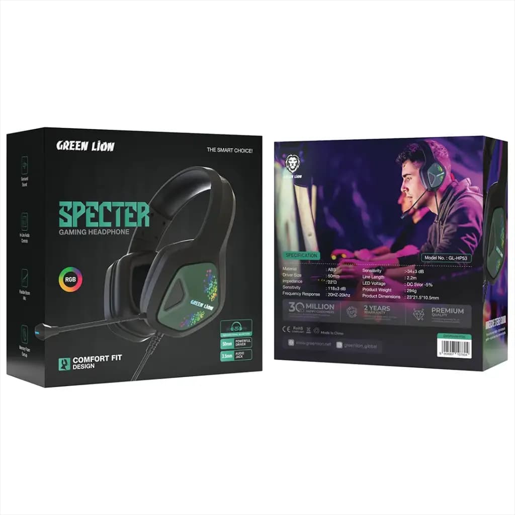 Green Lion Specter Gaming Headphone