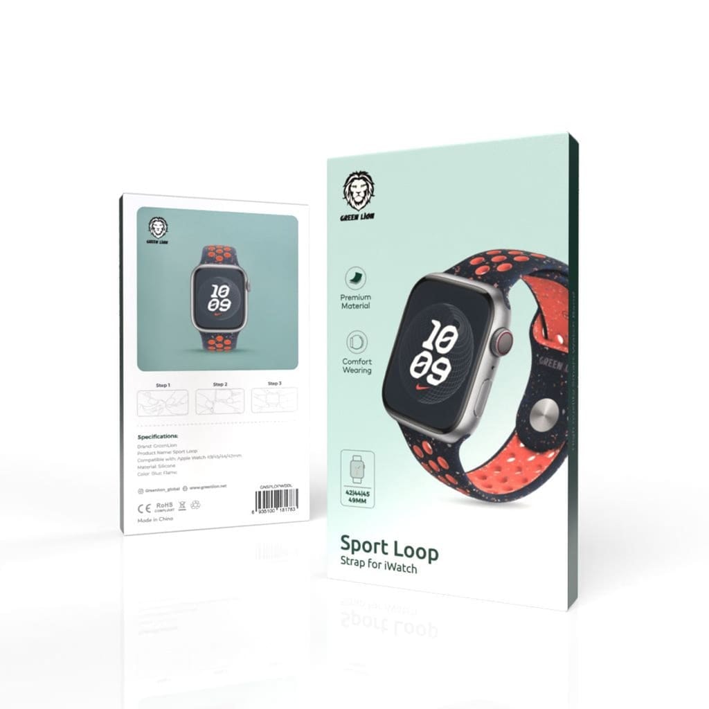 Green Lion Sport Loop Strap For iWatch