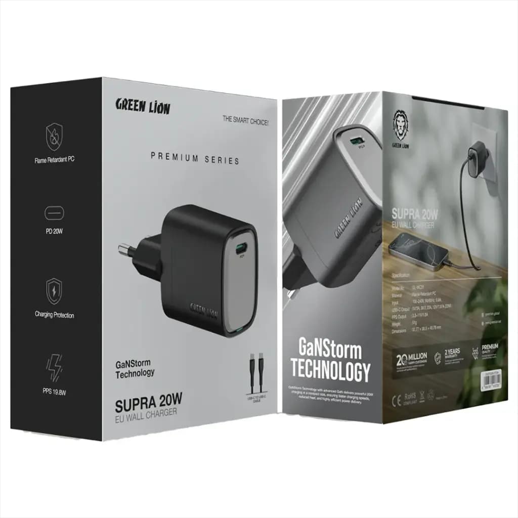 Green Lion USB-C PD Fast Charger