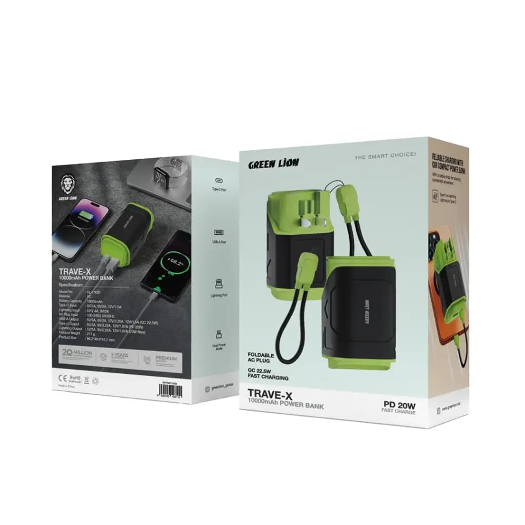 Green Lion Trave-X Power Bank 10000mAh