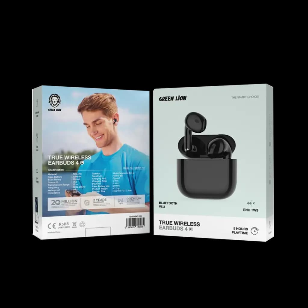 Green Lion True Wireless Earbuds 4 G1