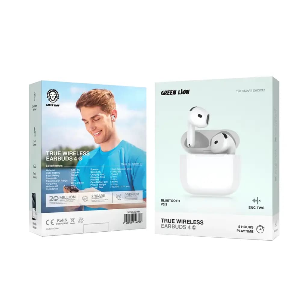 Green Lion True Wireless Earbuds 4 G1