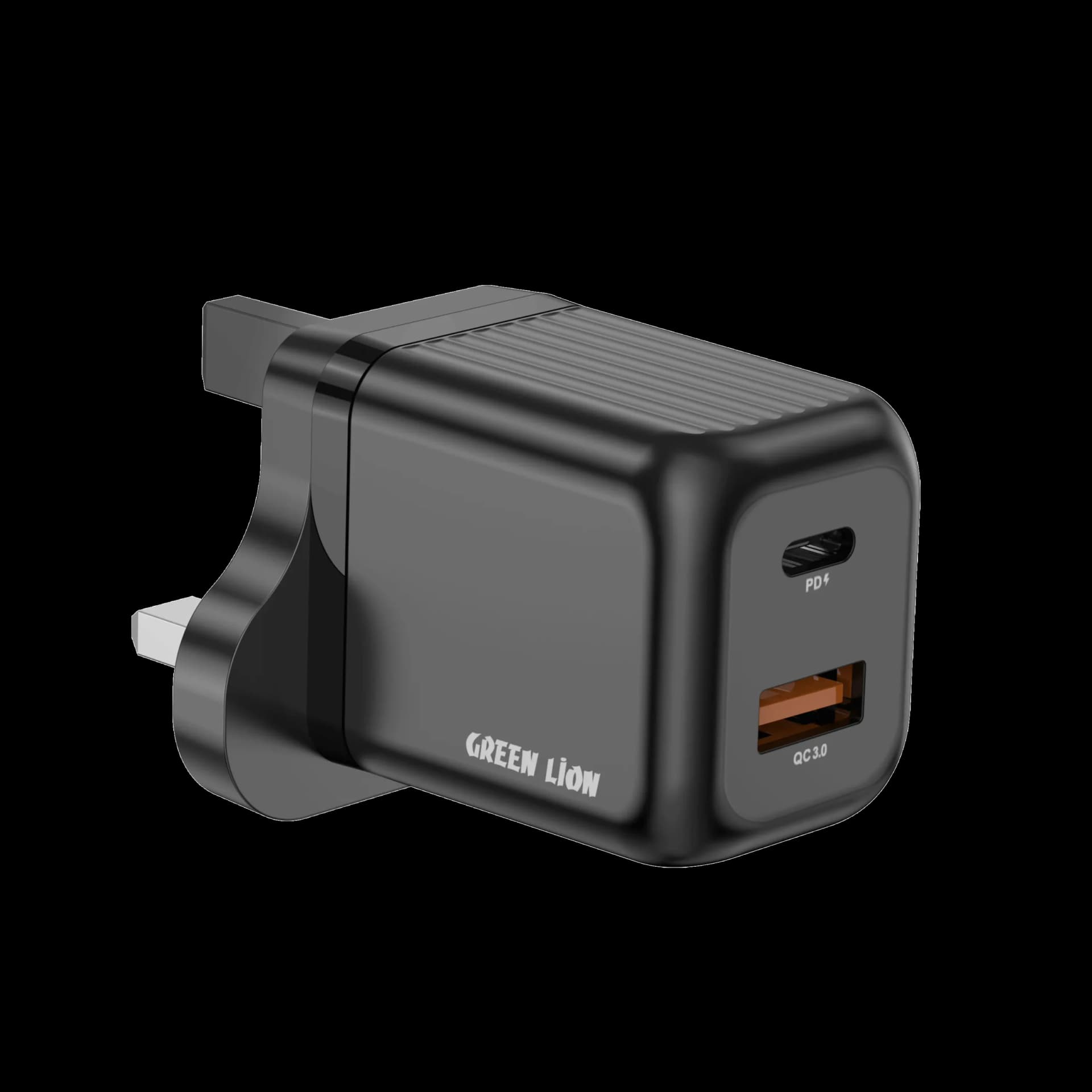 Green Lion Ultra Compact GaN Wall Charger PD+QC 35W