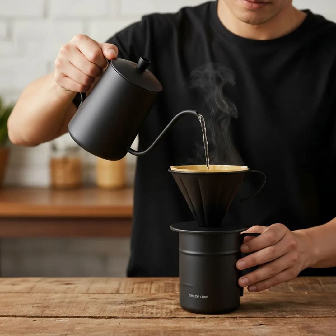 Green Lion Portable Coffee Brewing Set