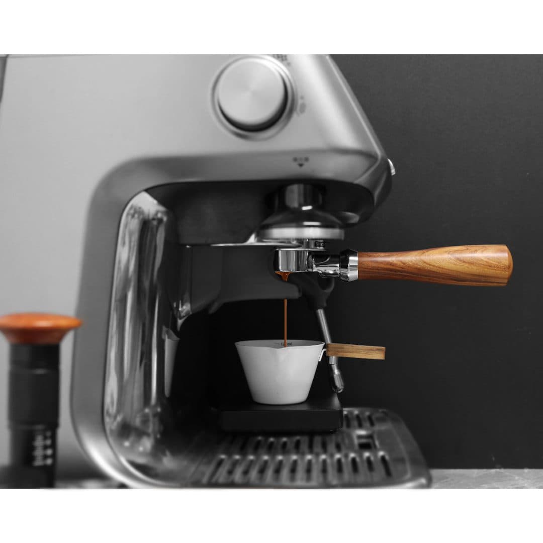 LePRESSO Espresso Portafilter with Wooden Handle