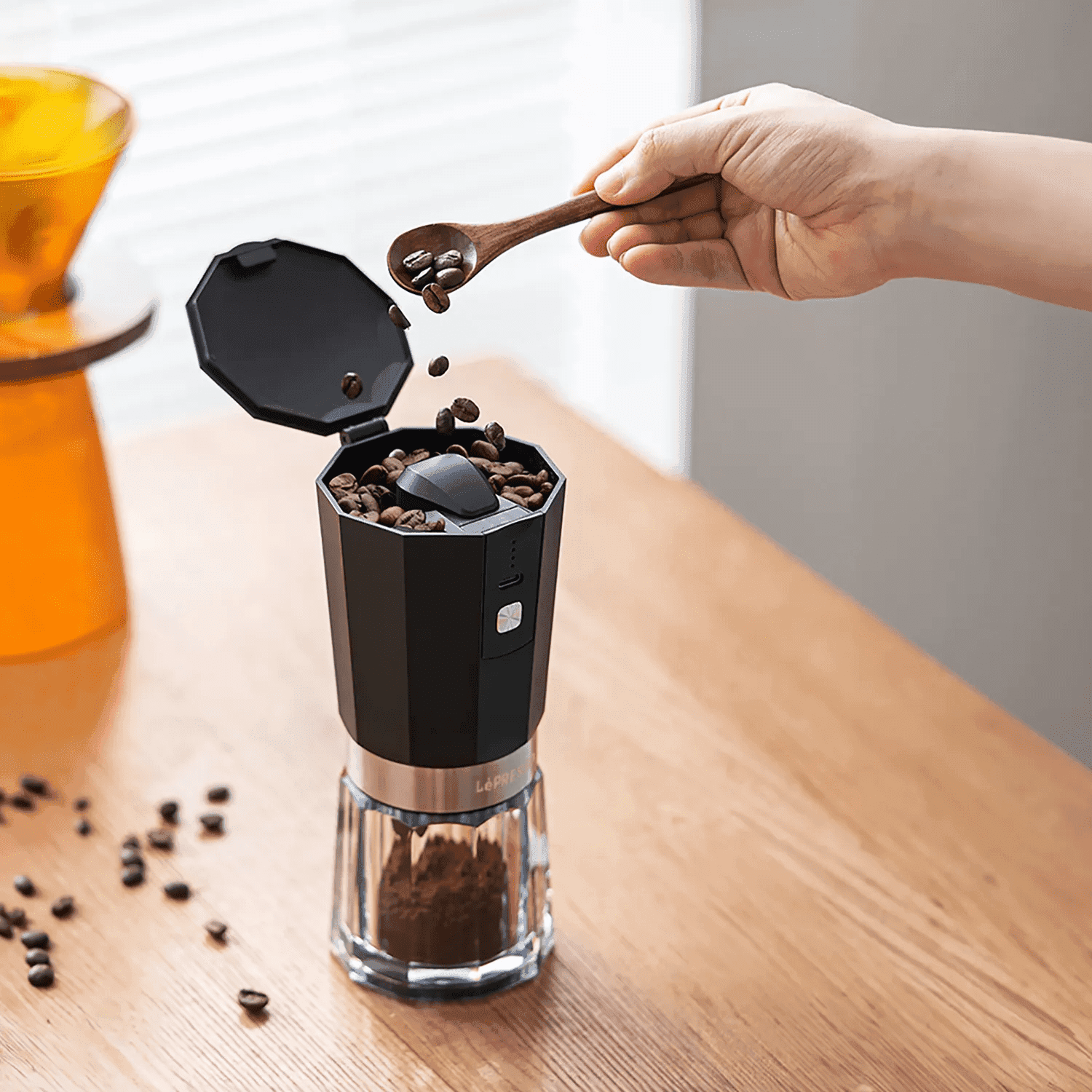 LePRESSO Portable Coffee Grinder
