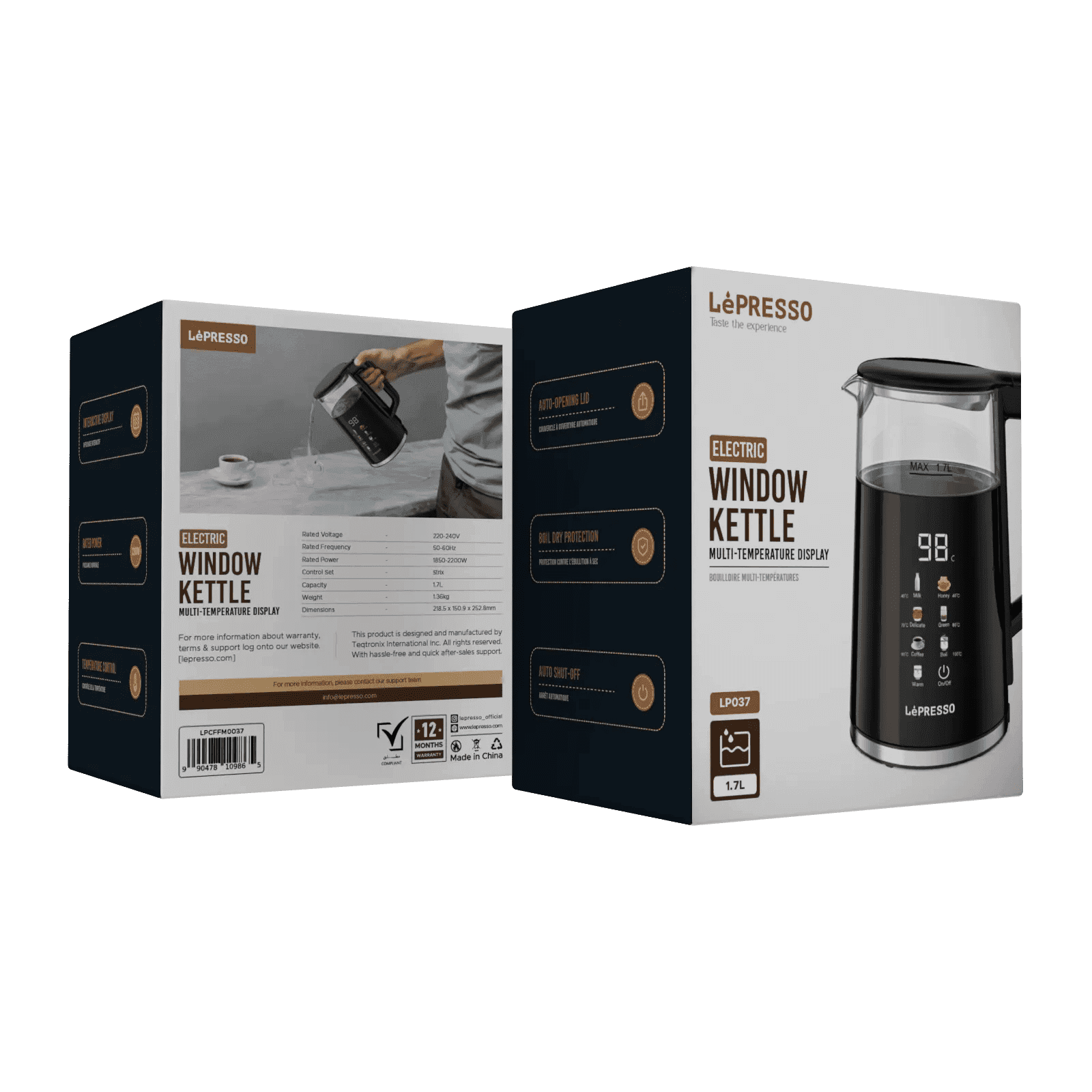 LePRESSO Electric Kettle 1.7L
