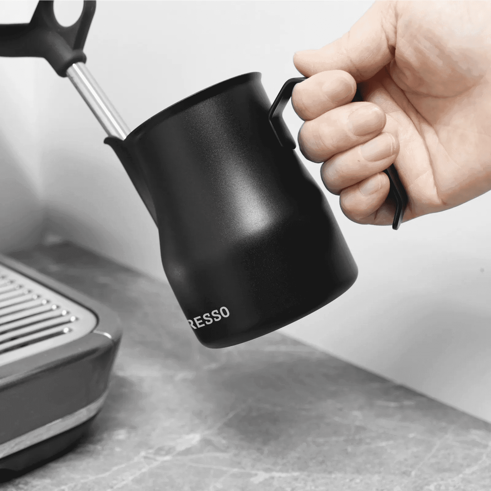 LePRESSO Stainless Steel Milk Frothing Pitcher