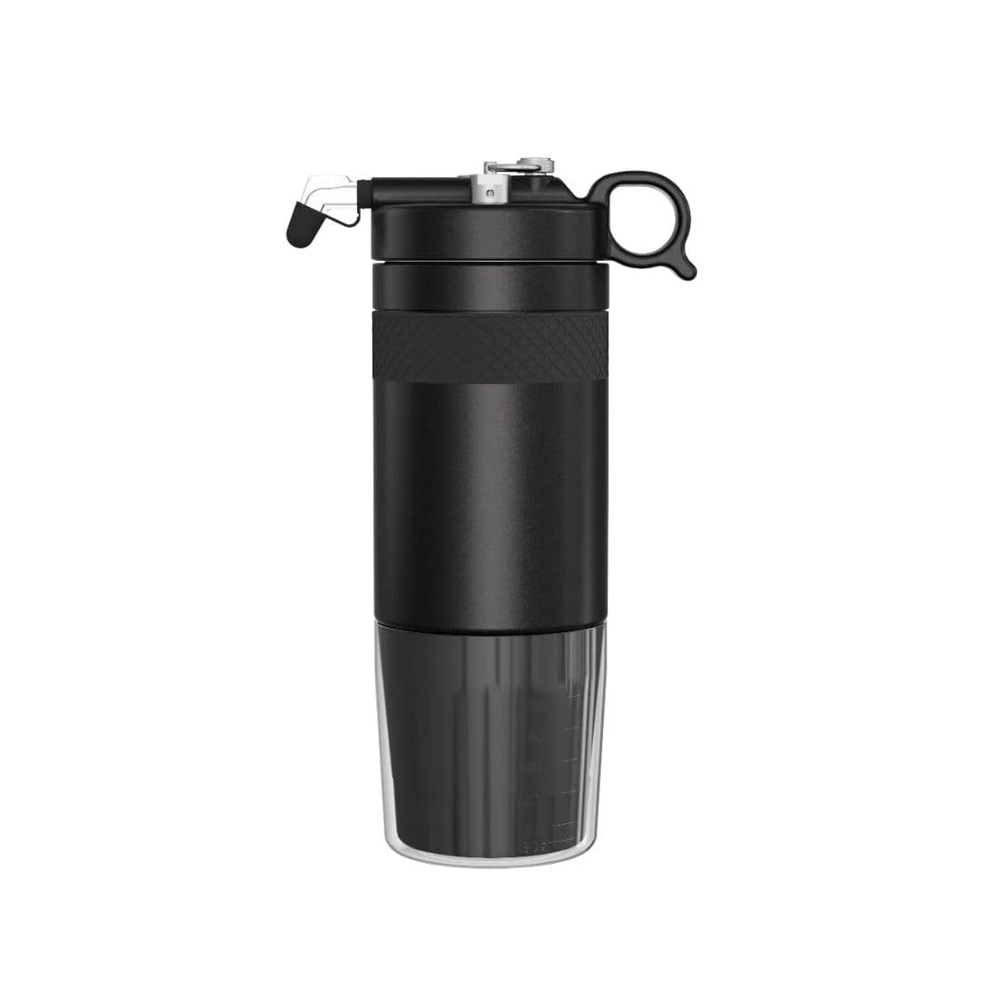 Portable Black Protein Shaker Bottle