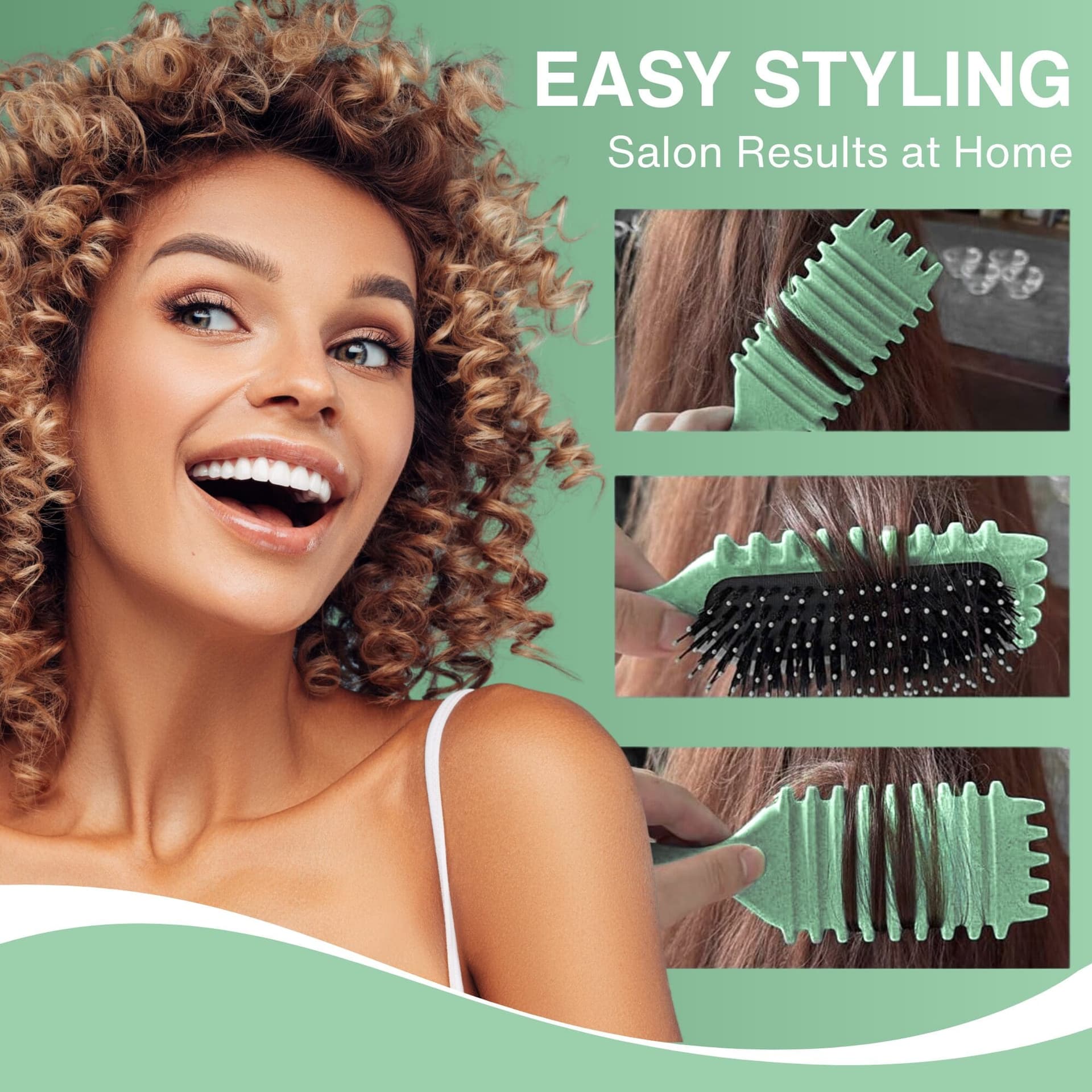NEXSO Curly Hair Brush