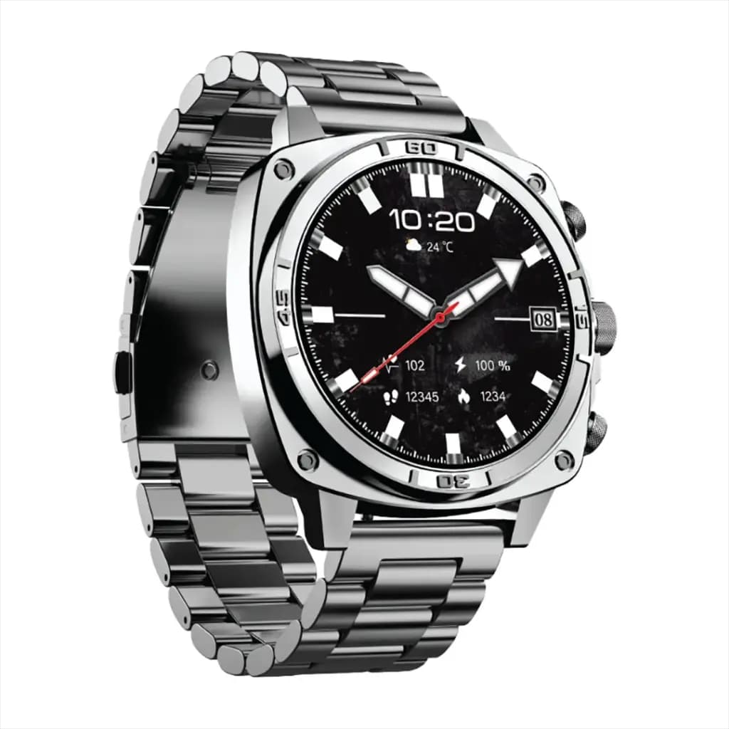 Porodo Chrono Steel Smart Watch