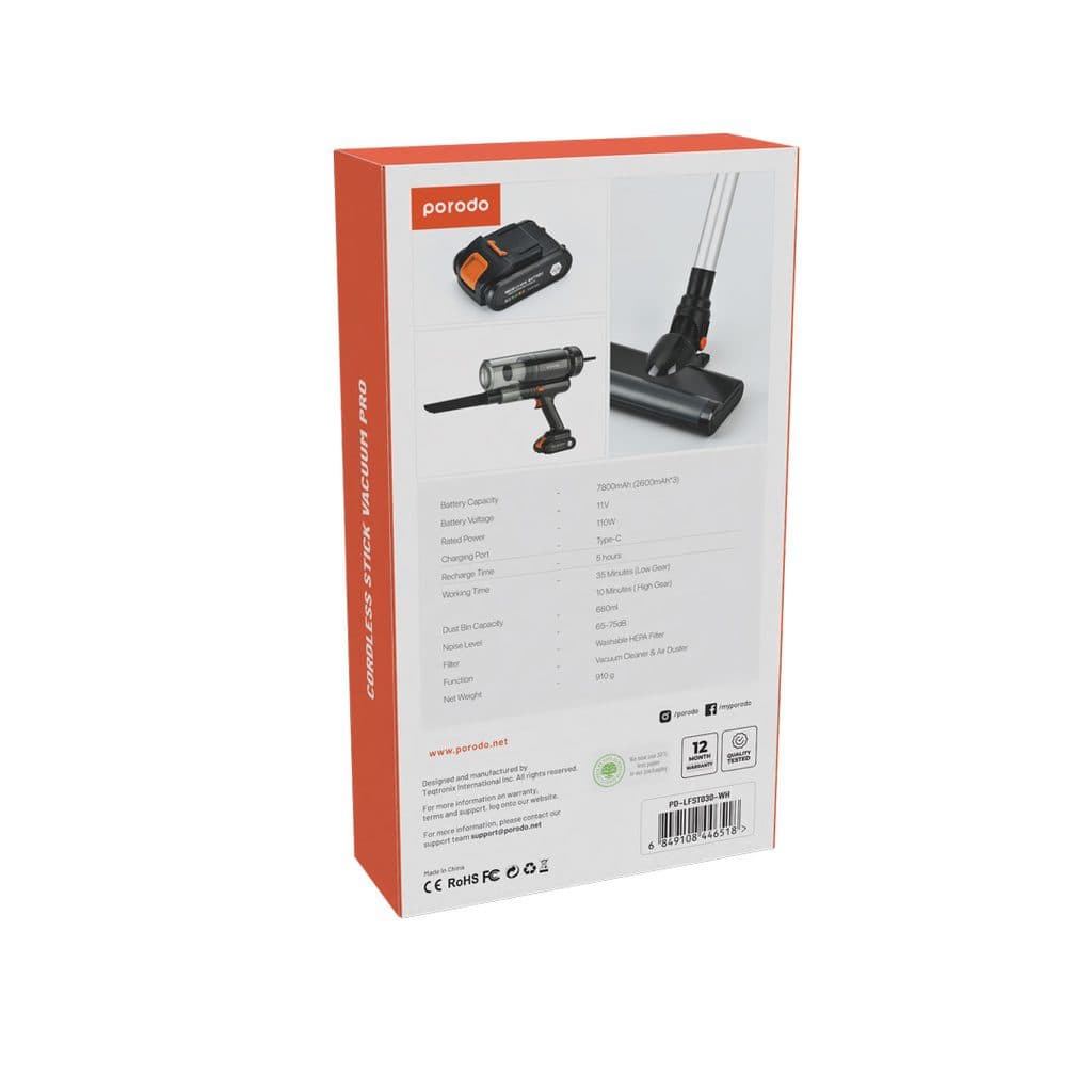 Porodo Cordless Stick Vacuum Pro