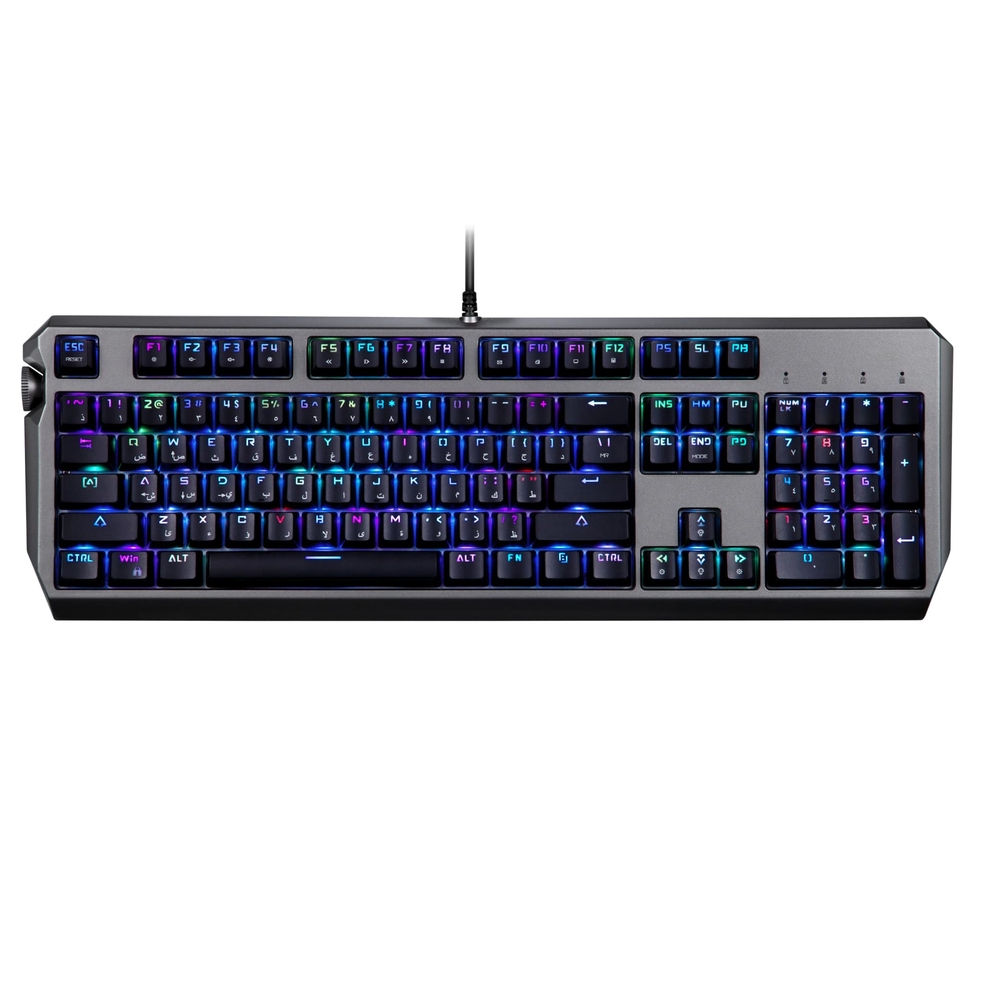 RGB Mechanical Gaming Keyboard with Arabic Layout
