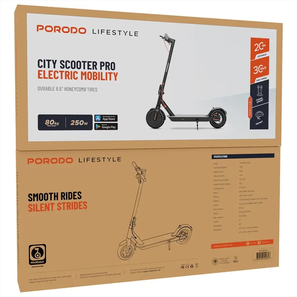 Porodo Lifestyle City Scooter Pro Electric