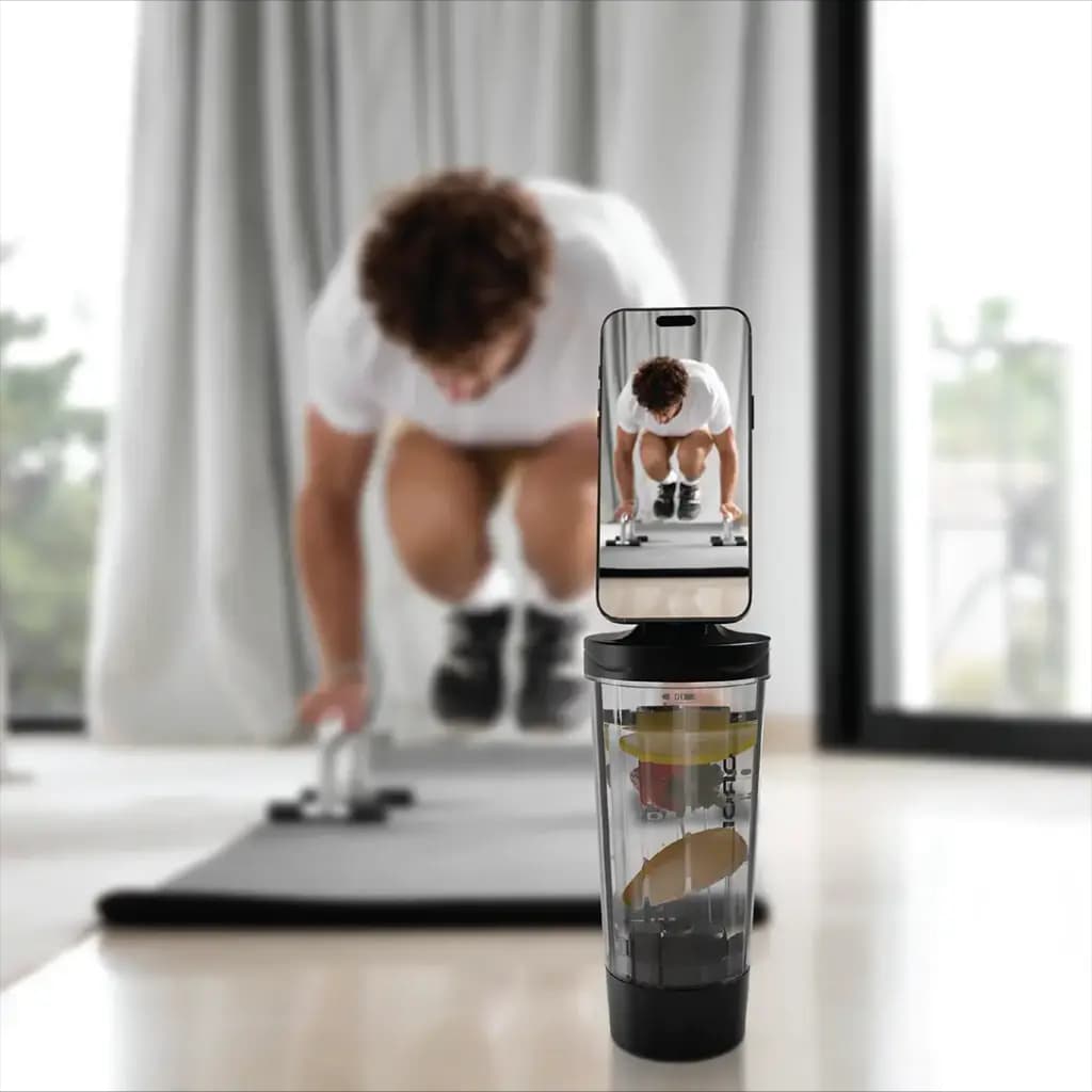 Porodo Lifestyle Grip & Mix Protein Shaker Bottle