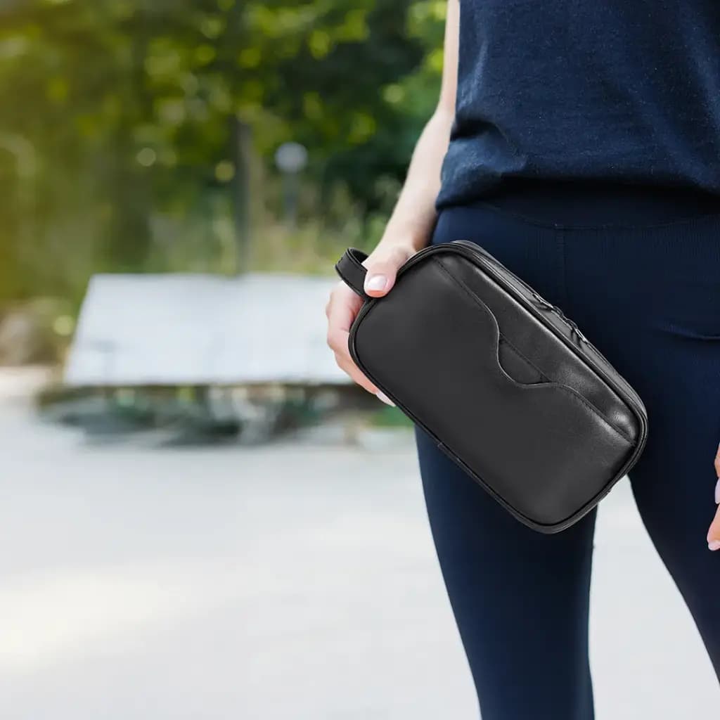 Porodo Lifestyle MagSafe Travel Organizer Pouch with Phone Holder