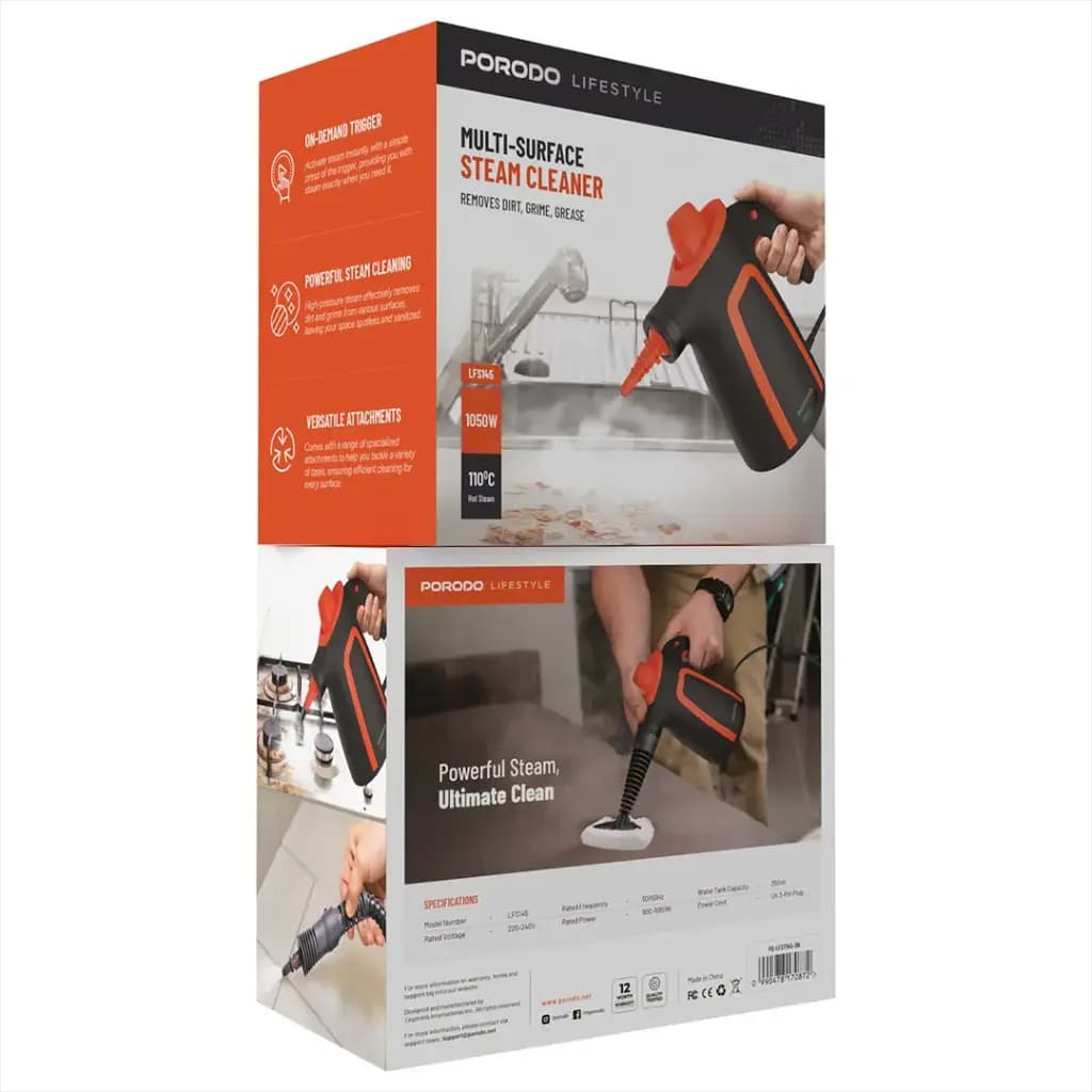 Porodo Lifestyle Multi-Surface Steam Cleaner