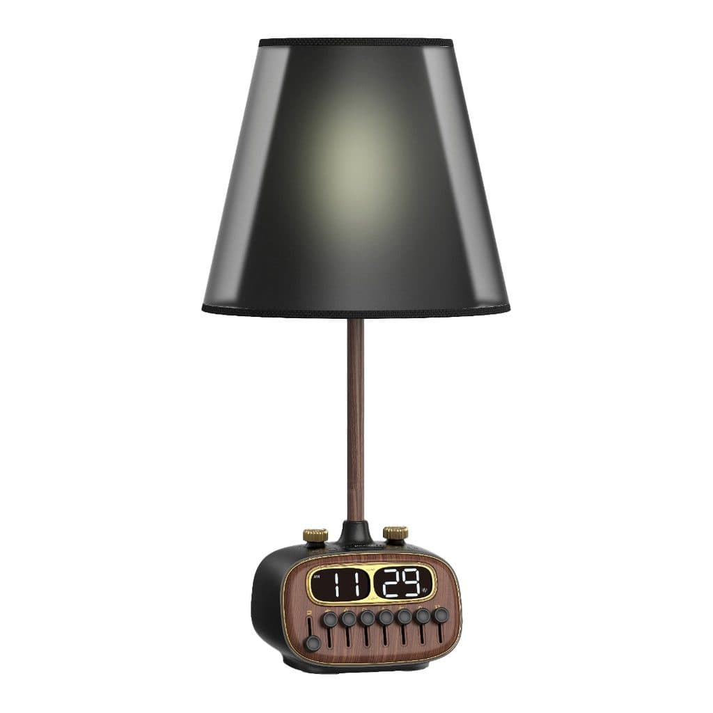 Retro Style Digital Clock Table Lamp