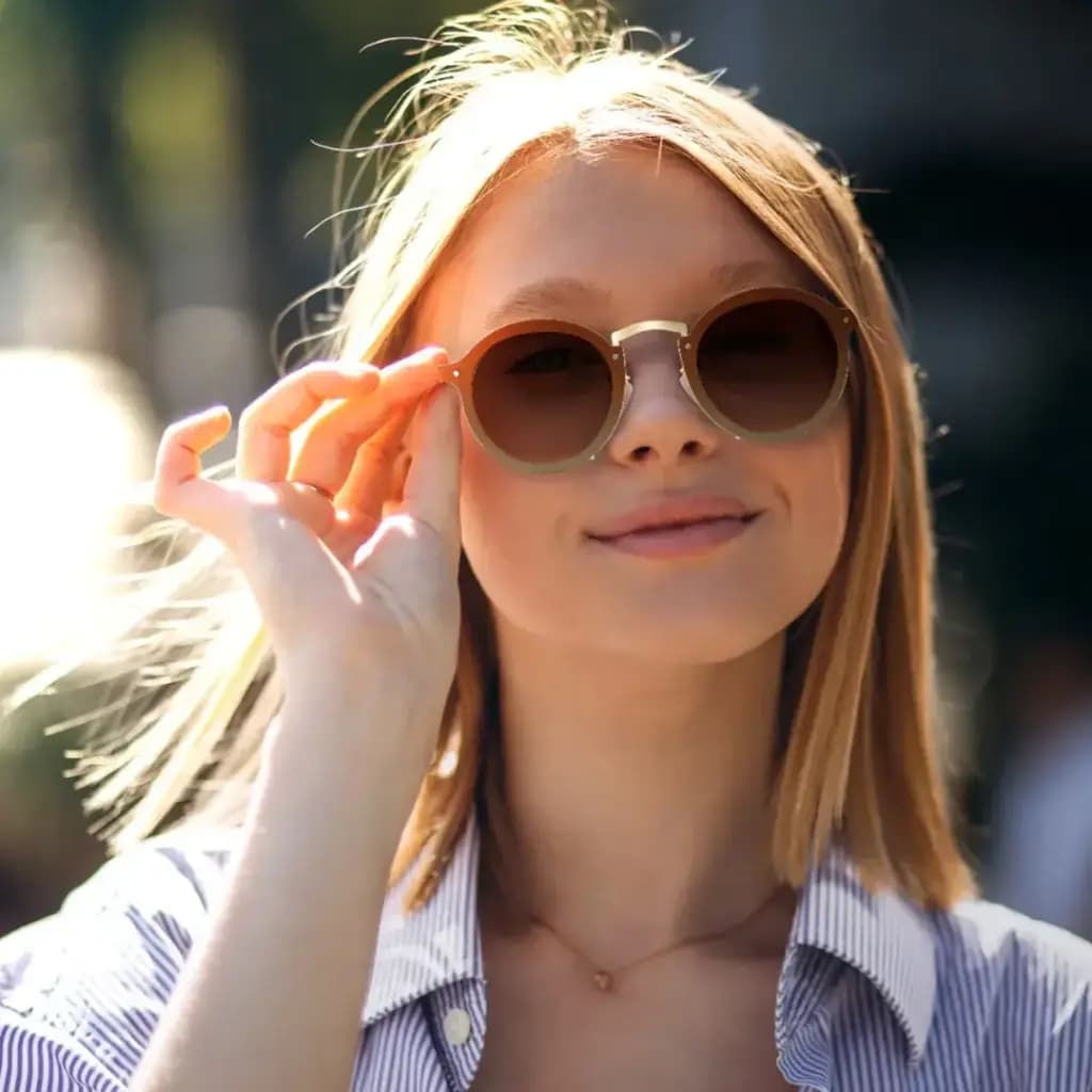 Porodo Lifestyle Riviera Round Frame Sunglasses