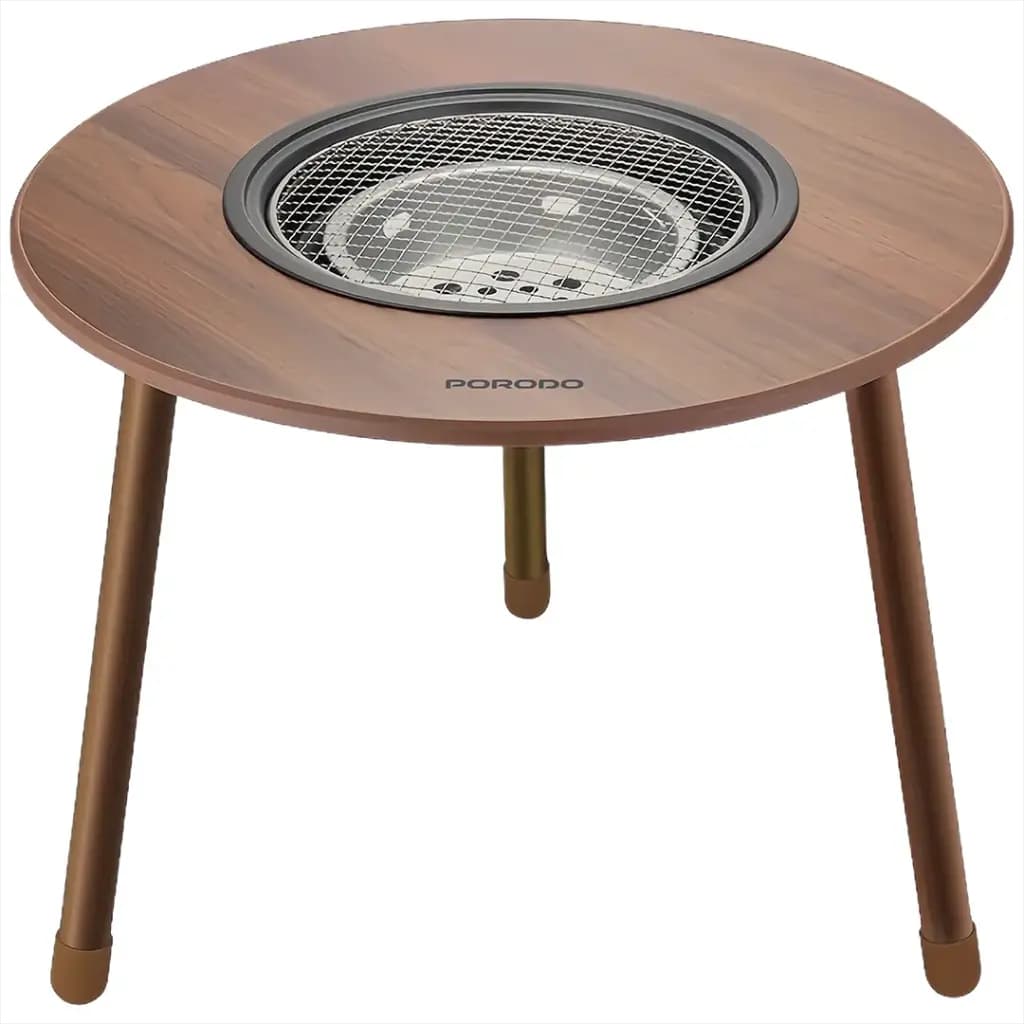 Porodo Lifestyle Tripod-base Outdoor Round Grill Table