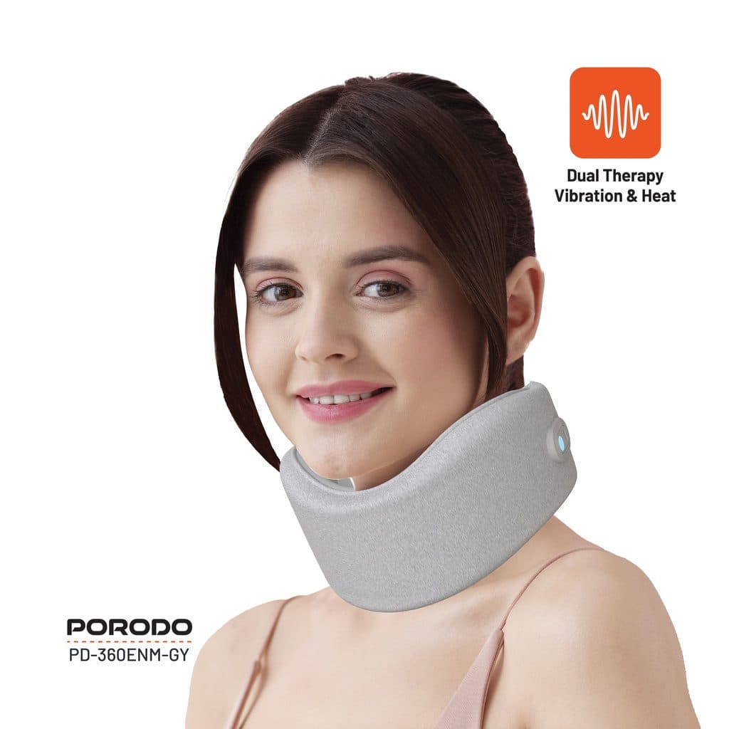 Porodo Neck Pillow Massager with Hot Compress