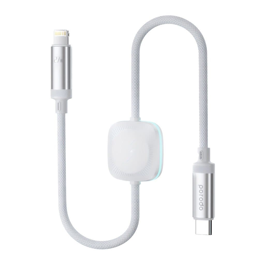 Porodo 27W USB-C to Lightning Fast Charging Cable