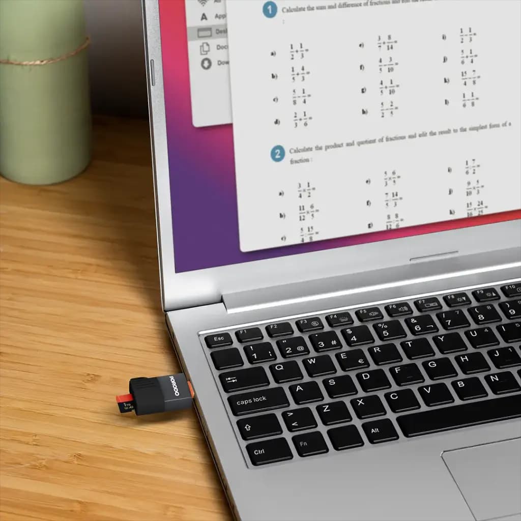 Porodo USB-C OTG TF Card Reader
