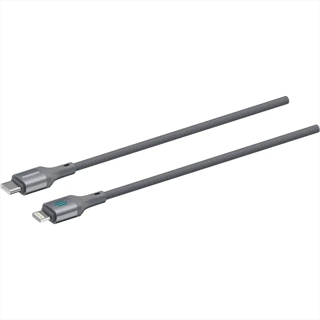 Porodo USB-C to Lightning Charging & Data Cable PD 27W