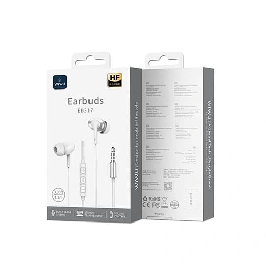 Wired In-Ear Earphones with Mic and Remote