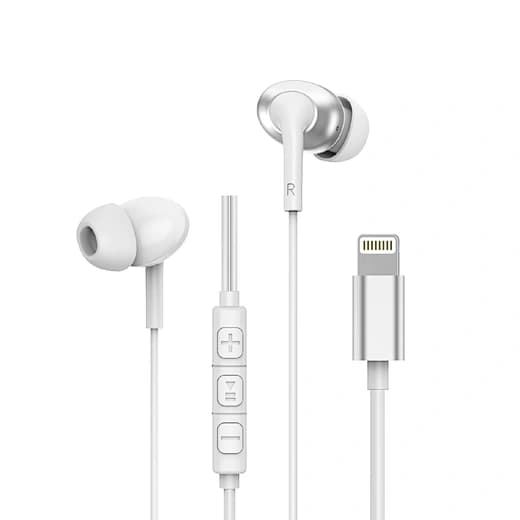 Wired In-Ear Earphones with Lightning Connector
