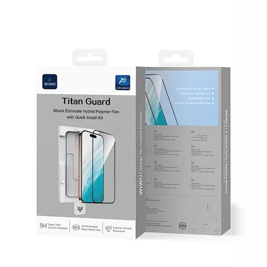 WiWU Titan Guard Hybrid Polymer Screen Protector