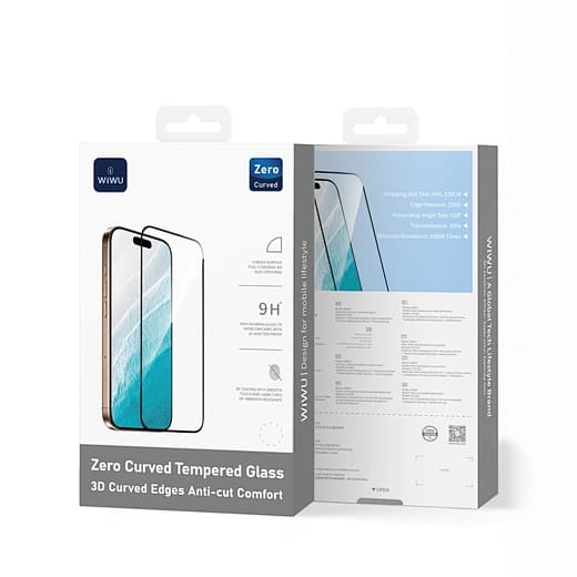 WiWU Zero Curved Tempered Glass Screen Protector