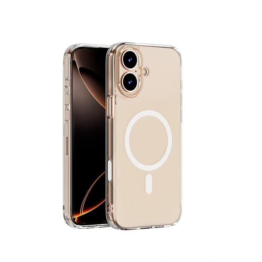 Clear Magnetic Wireless Charging Compatible Phone Case