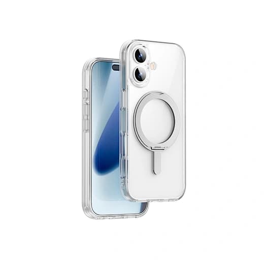 Clear Magnetic Ring Phone Case for iPhone