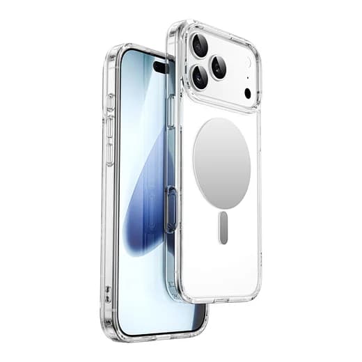 Clear Magnetic Wireless Charging Compatible Phone Case