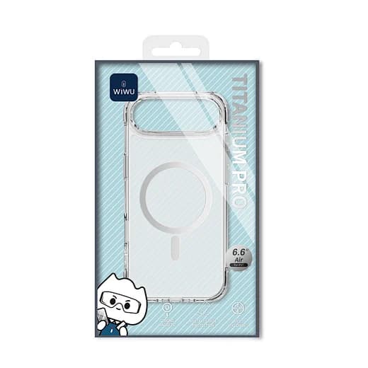 WiWU Titanium Pro Clear Phone Case for 6.6" iPhone